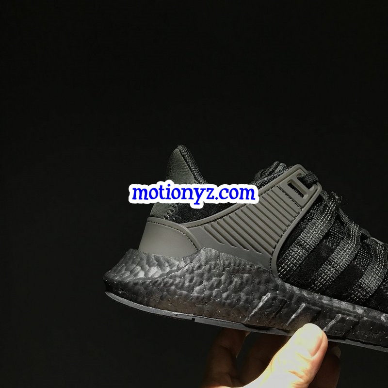 Real boost Adidas EQT Support 93/17 All Black